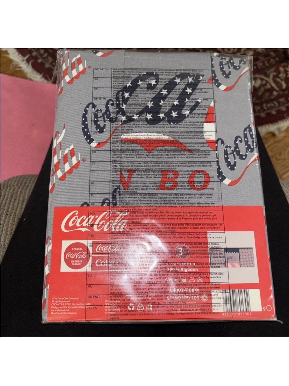 Coca-Cola Patriotic Logo Boxed Set - Gray, Red, Navy